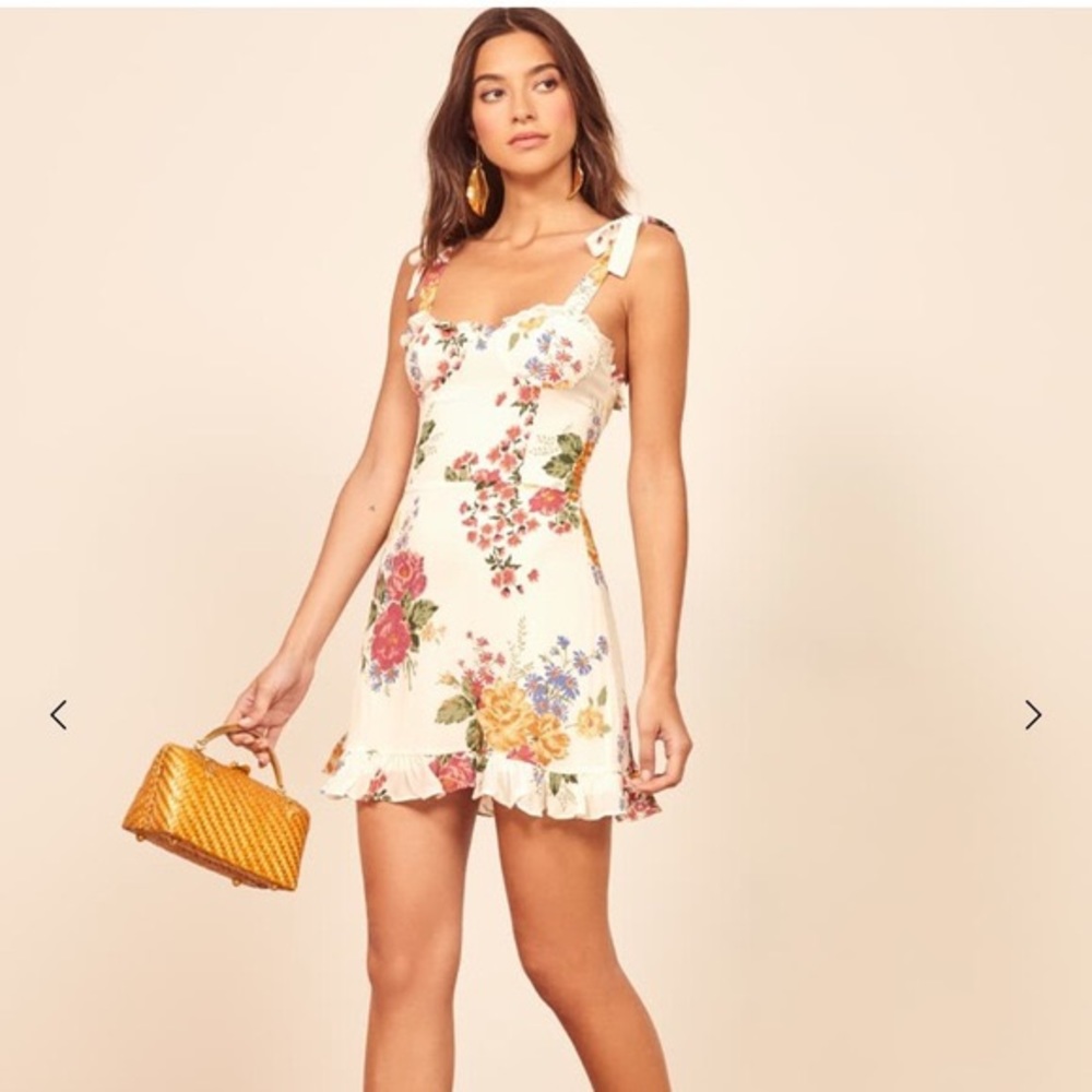 NWOT Reformation Christine Floral dress